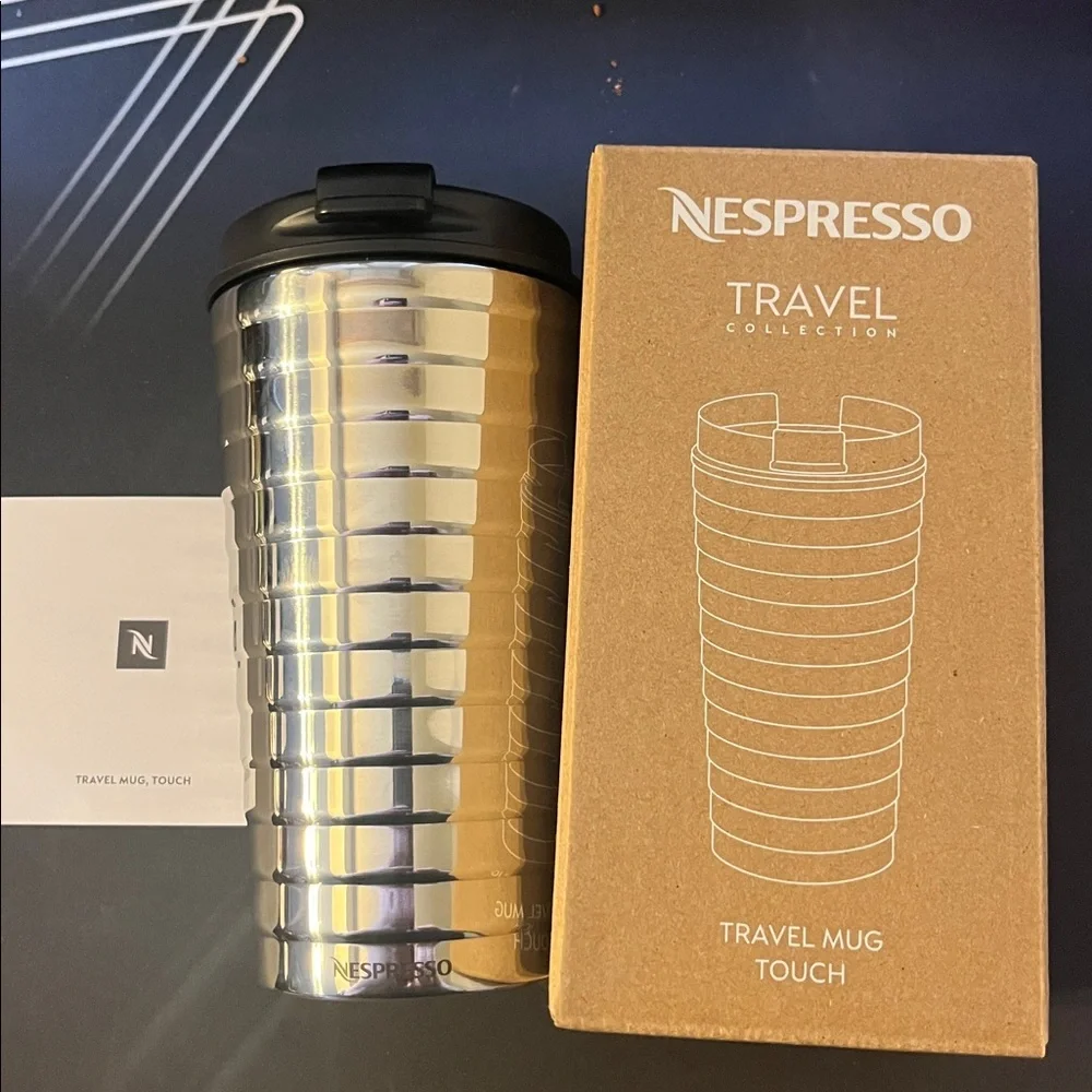 NWT Nespresso Nomad Touch (Silver) Travel Mug - Picture 5 of 6